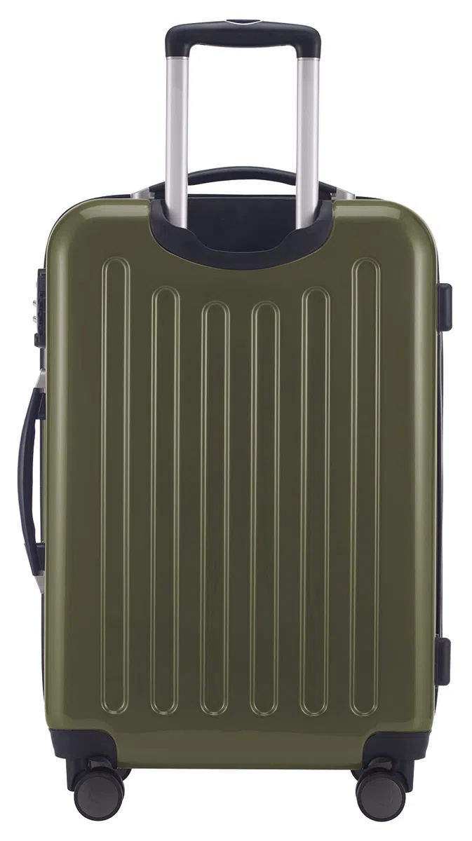 Hauptstadtkoffer - ALEX - Valigia rigida, Trolley espandibile, Bagaglio con 4 ruote doppie, 65 cm, 74 litri, Avocado