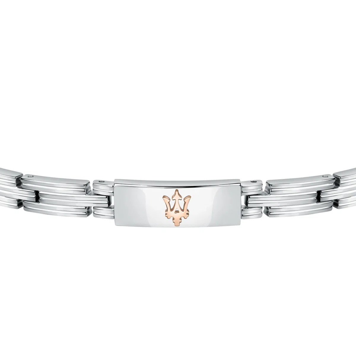 Maserati Jewels Bracciale Uomo, in Acciaio, PVD Oro rosa - JM121ATK12