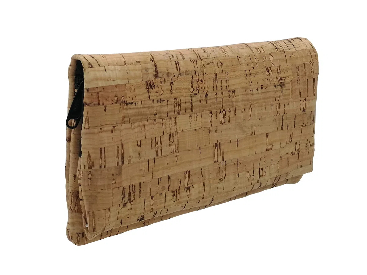 Plan B, Portasigarette Tabacco Trinciato, Modello Yolo 04, 16 x 8,5 cm, 50 gr, con Borsa Interna in Gomma EVA, Marrone, Unisex, in Sughero (Naturist)