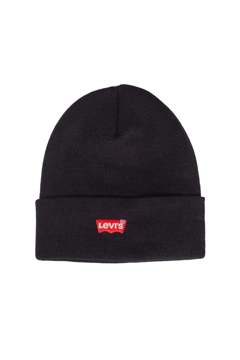 Levi's - Red Batwing Embroidered Beanie, Cuffia Uomo