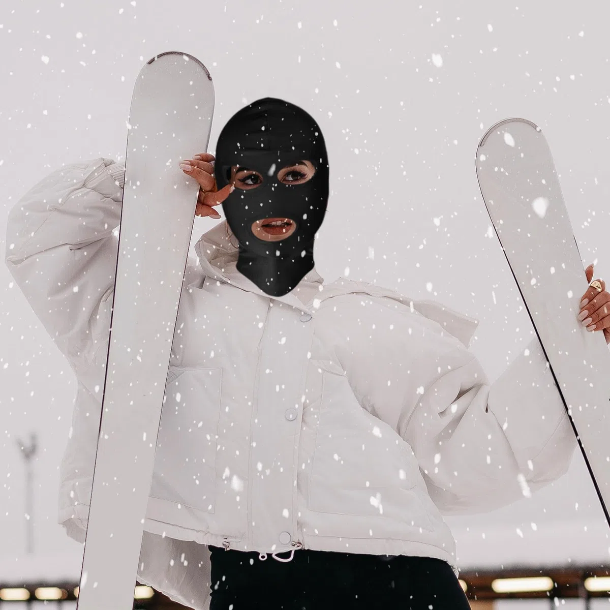 SKHAOVS 3 Pezzi Balaclava Nero, Passamontagna, Skimask per Uomo e Donna, Elastico Maschera da Sci, Sottile e Leggero Morbido Traspirante Multiuso, per attività all'aperto Sci Moto Ciclismo