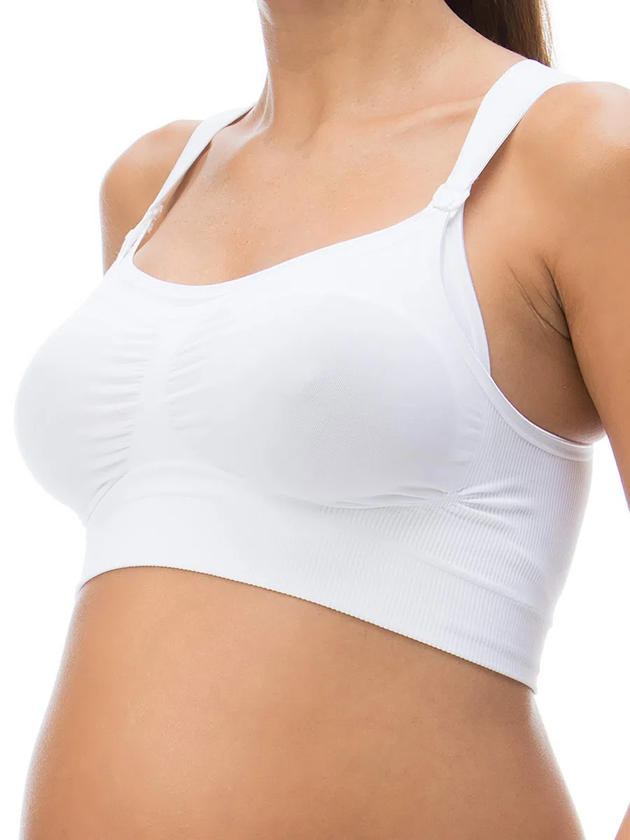 RelaxMaternity 5702 Reggiseno maternità Allattamento Coppe apribili con Ganci