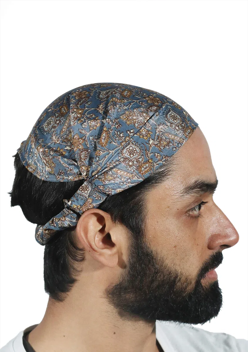 Sarjana, confezione da 10 fasce per capelli da donna e uomo, larghe fasce per capelli, bandana, colorate, bohémien, fasce per capelli (stampa in seta)