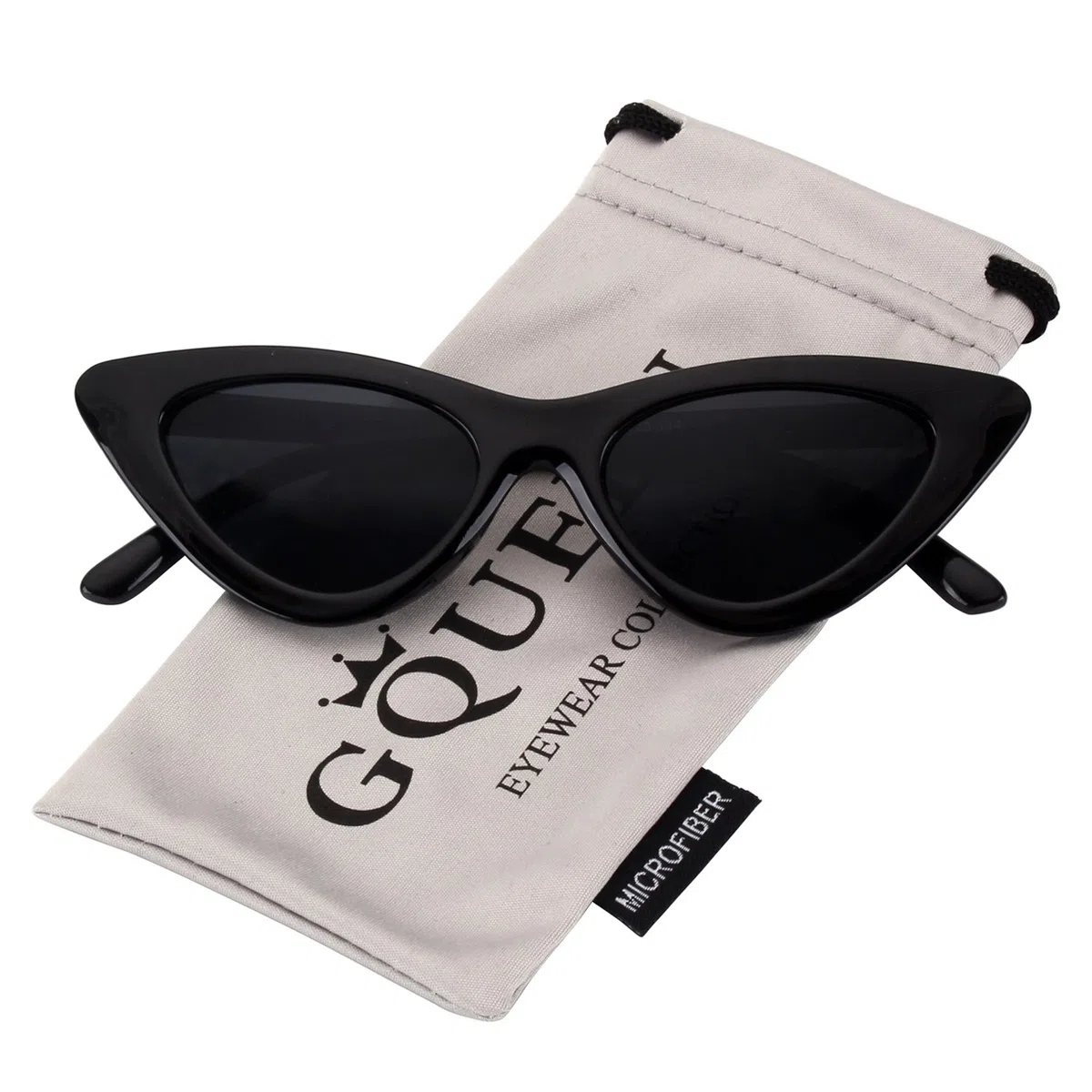 GQUEEN Occhiali da Sole da Donna Vintage a Gatto Protezione UV400