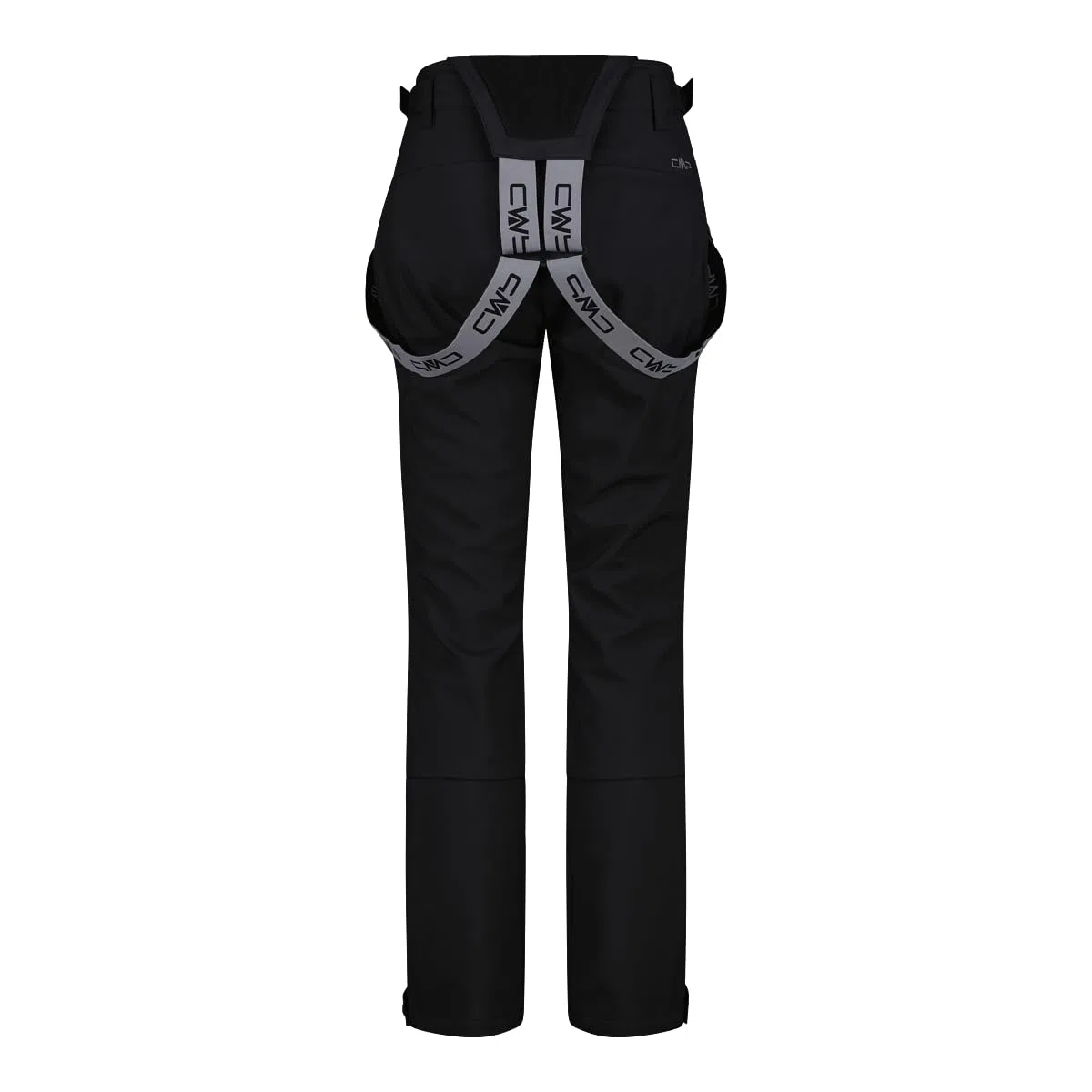 CMP Salopette Donna da Sci in Softshell, 34W4326 (Nero, S)