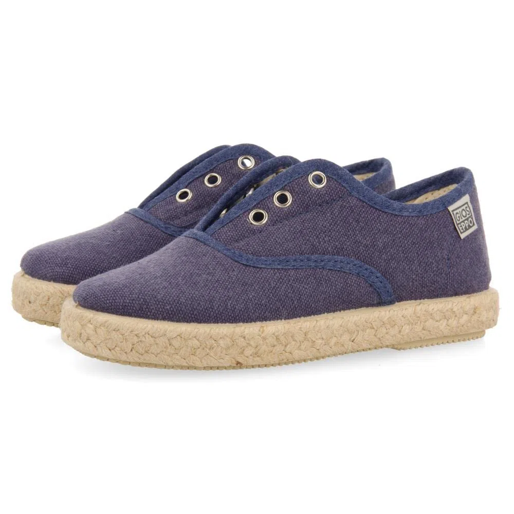 GIOSEPPO Espadrillas Grigie Tipo Oxford Bambino