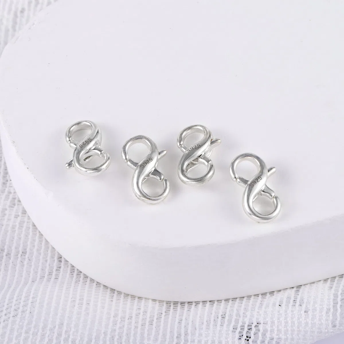 chiusure per braccialetti, 4 pcs aragosta artiglio fermagli, chiusura aragosta extender, chiusure per collane, onnettore per braccialetti e collane, estensori per gioielli fai da te