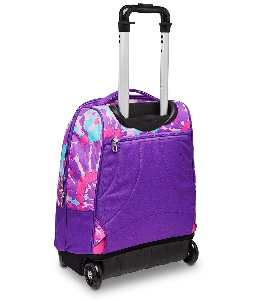 Seven Trolley Scuola, Trendy Heart Girl, Multicolore, 2 in 1 Zaino con Spallacci Uso Zaino con Cross-Over System, Scuola e Viaggio, Bambine e Ragazze