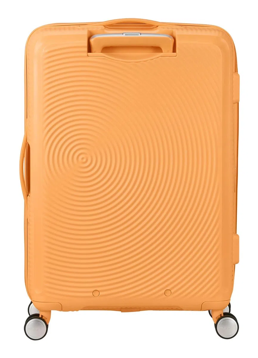 American Tourister carrello Soundbox Spinner 67/24 TSA EXP Trolley Papaya Pop albicocca