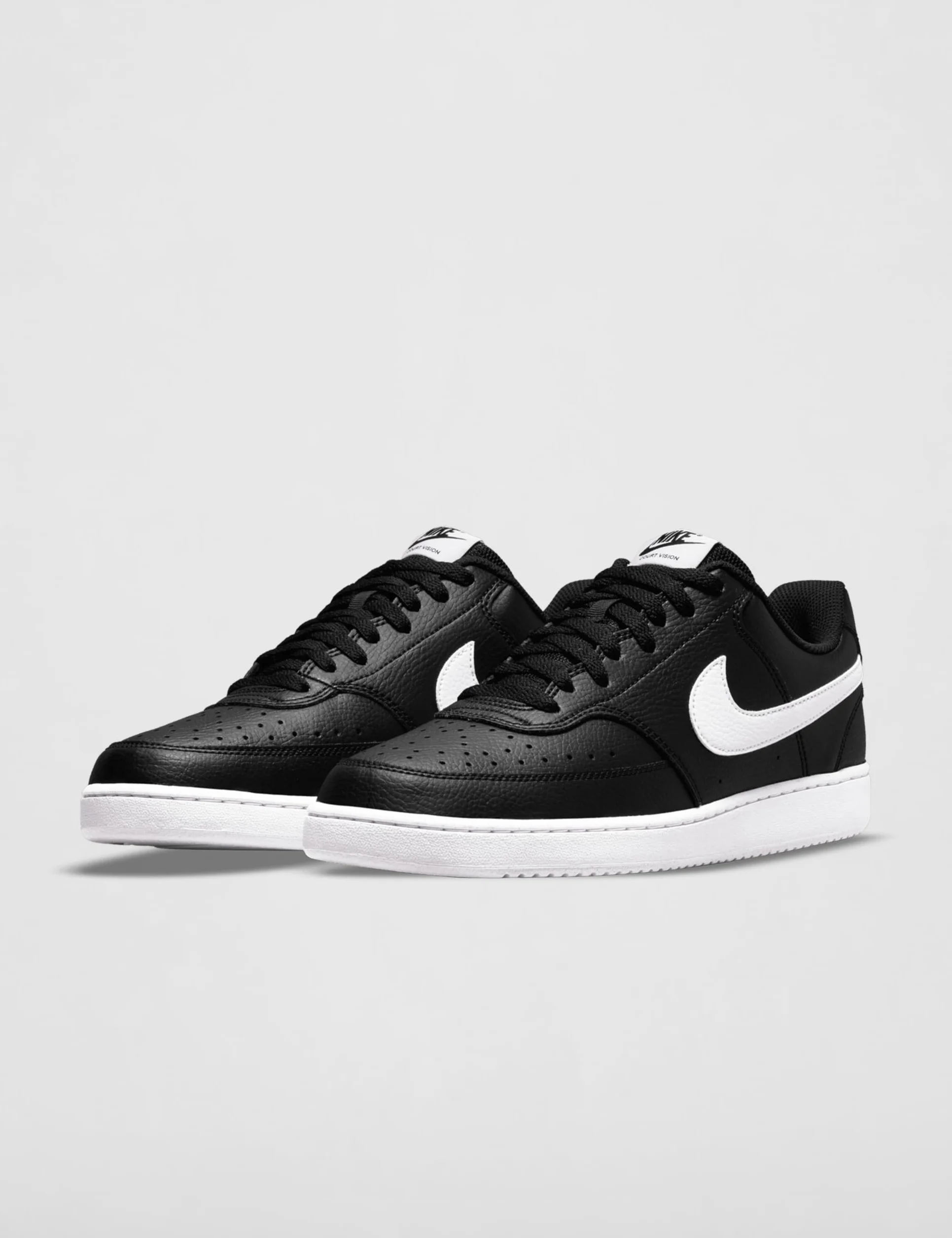 Nike Court Vision Low Better, Scarpe da Basket Uomo, Nero/Bianco-Nero, 40 EU