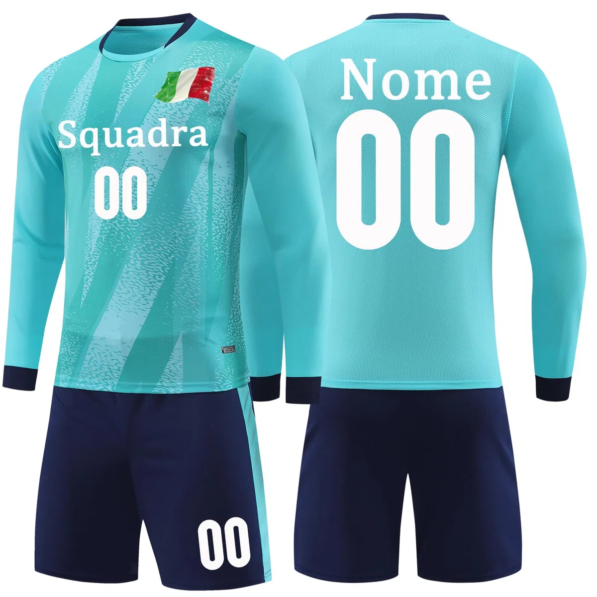 OPUTWDF Maglia Portiere Maglia Calcio Portiere Uomo Bambini, Divisa da Portiere Portiere Maglia da Allenamento Jersey A Maniche Lunghe