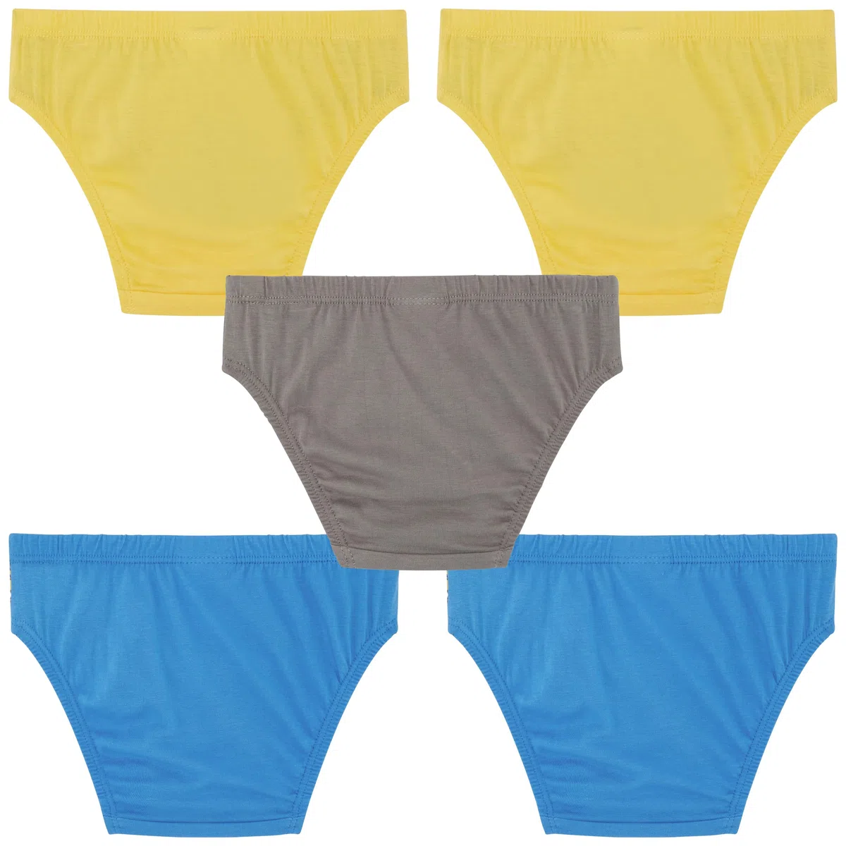 Minions Confezione da Cinque Slip Cattivissimo Me in 100% Cotone