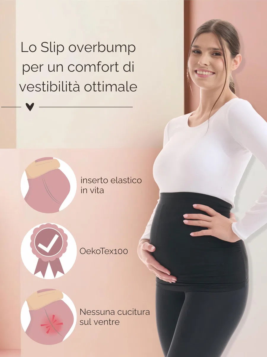 Herzmutter Fascia Gravidanza maternità - Copertura Pancia Elastica Comoda- Fasce Premaman Sostegno - 6000