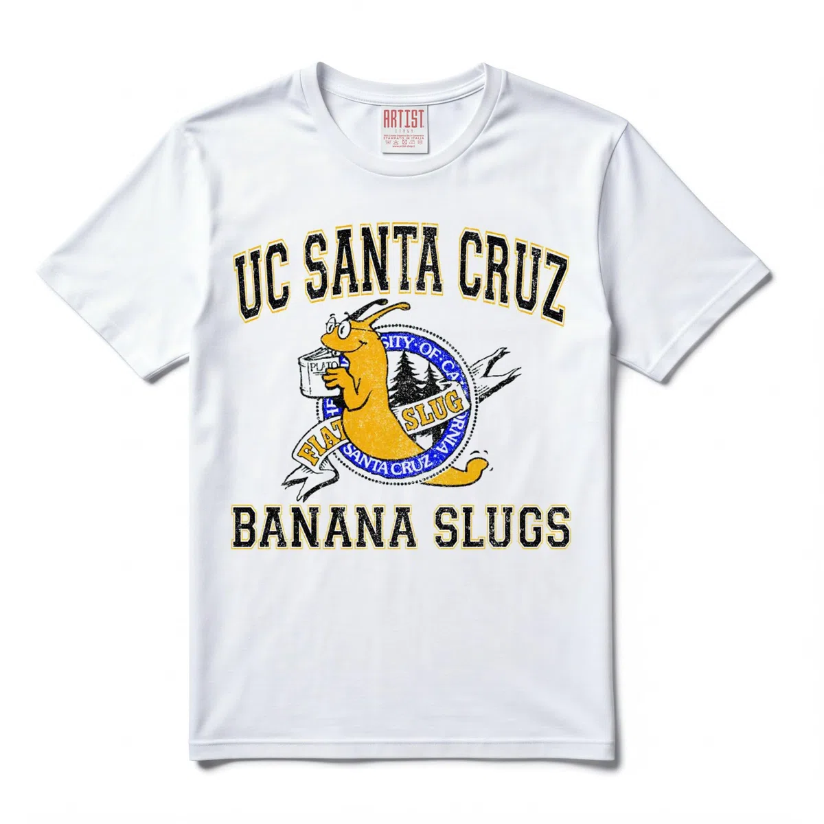 T-Shirt Banana Slugs UC Santa Cruz Pulp Fiction | Girocollo 100% Cotone
