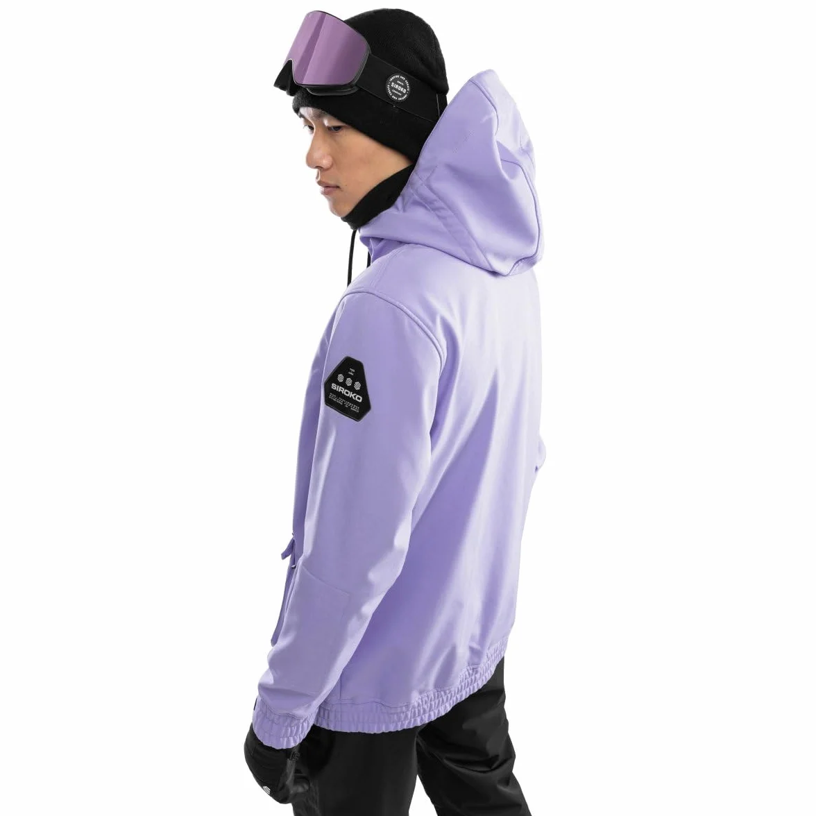 SIROKO - Giacca da Snowboard con Tasca a Marsupio W3 Halti