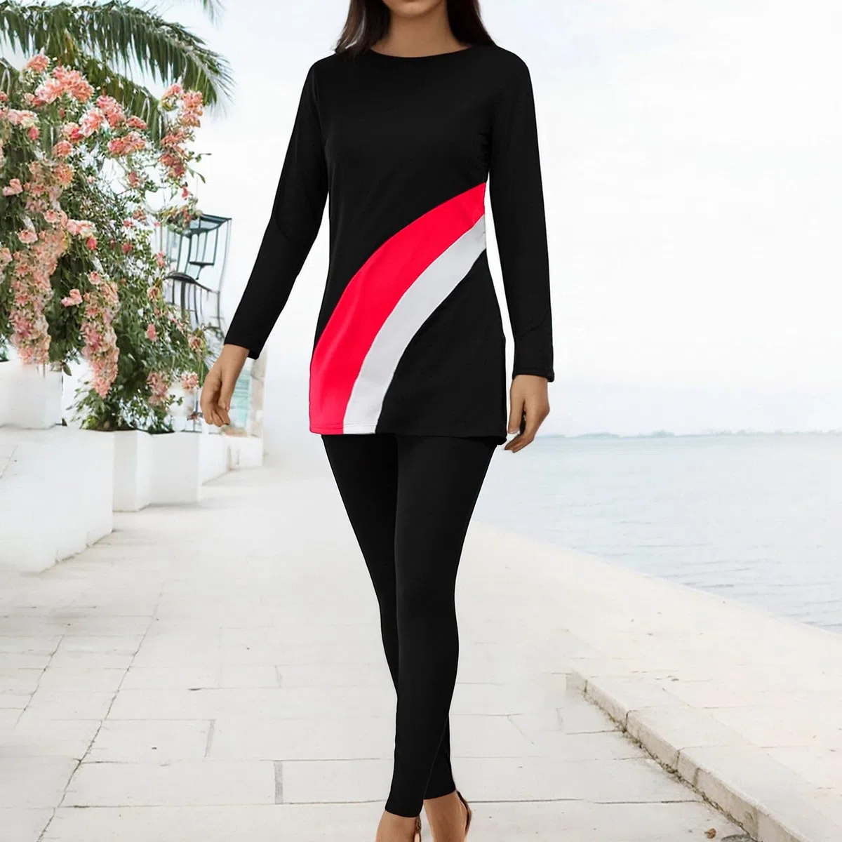 Costumi da Bagno Donna Musulmani Set Costumi da Bagno Musulmani Costumi da Bagno per Costumi da Bagno islamici modesti Costume Perizoma Donna Mare Costume da Bagno da Donna