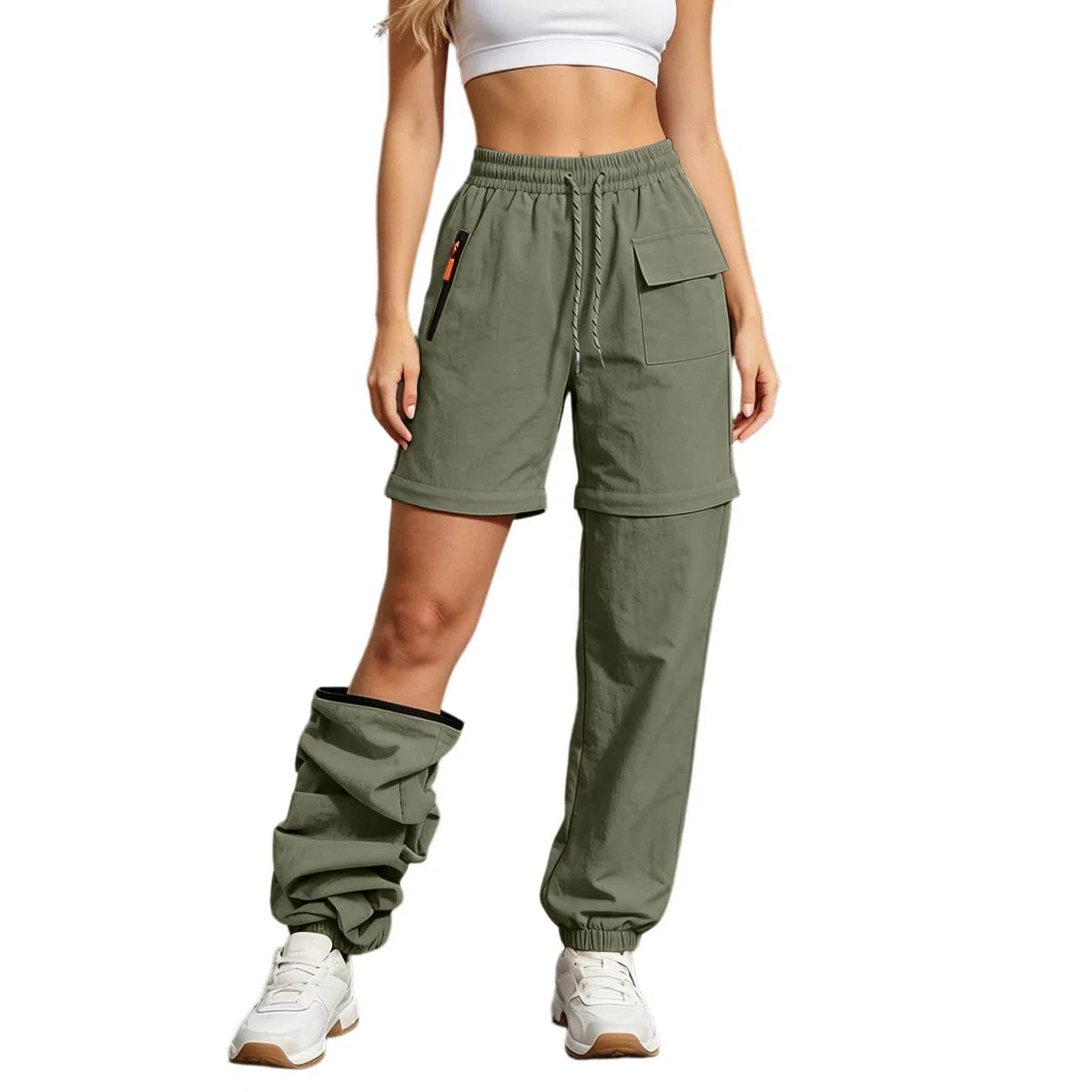 Pantaloni Da Trekking Da Donna Con Zip Off Traspiranti Ad Asciugatura Rapida Elasticizzati Con Gambe Rimovibili Attività Aperta Estivi Pantaloni Funzionali Convertibili Leggeri Tasche Comfort Outdoor