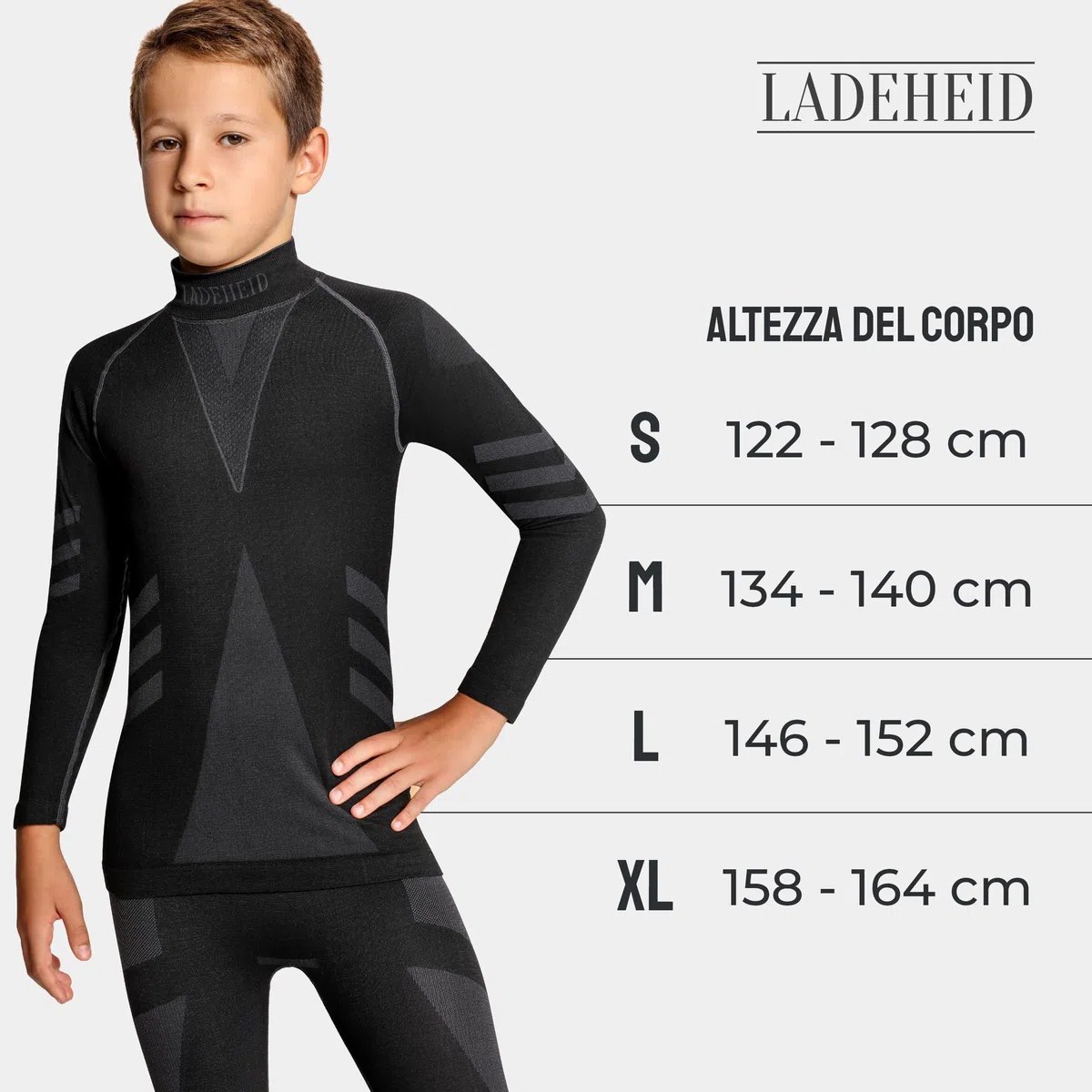 Maglia Termica Bambino Bambina Manica Lunga LAGI007