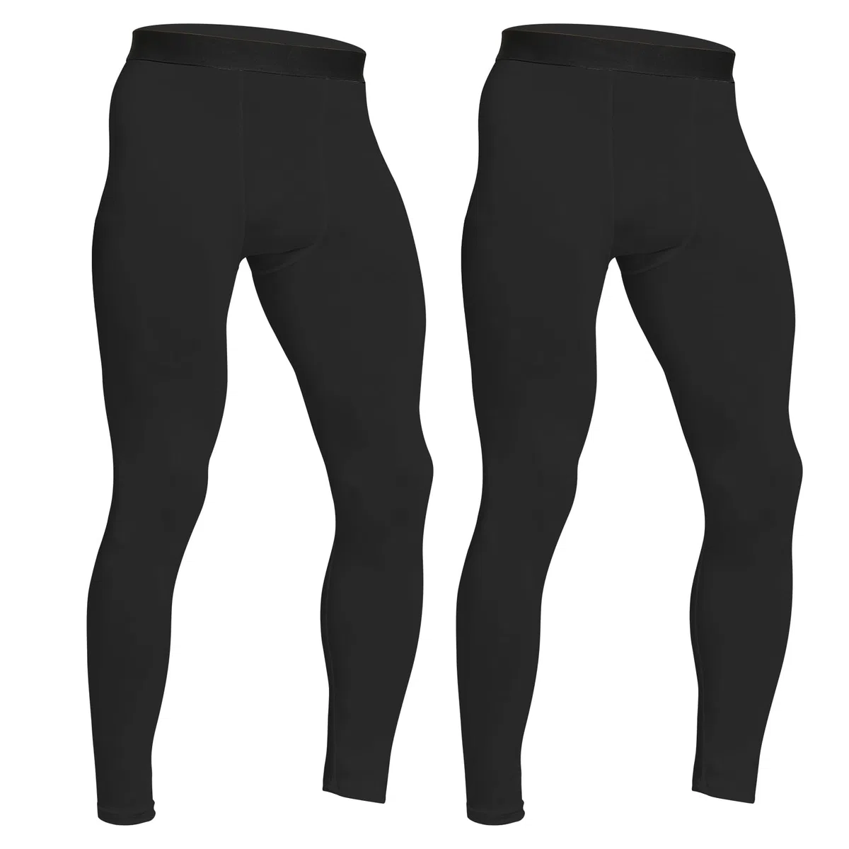 HYCOPROT Pantaloni a Compressione da Uomo Pantaloni da Corsa Ad Asciugatura Rapida Leggings Sportivi Leggings Base Layer Traspiranti Pantaloni Stretti