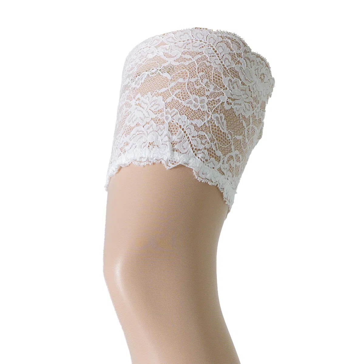Autoreggente velatissimo 8 den ROMANA, calza adatta alle cerimonie, disponibile in diversi colori, balza floreale alta 13,5 cm, sexy, elegante