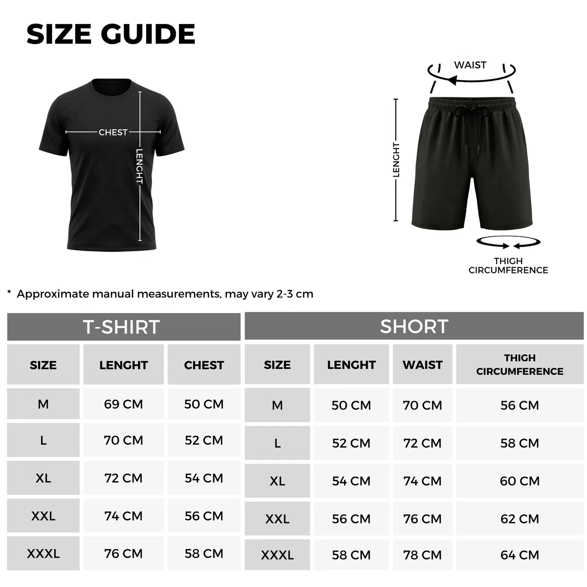MAGIC SELECT Completo Sportivo Corto Uomo Estate. Maglietta e Pantaloni Corti Leggeri e Traspiranti con Tasche e Cordoncino Regolabile, Chandal Ideale per Gym, Running e Allenamento