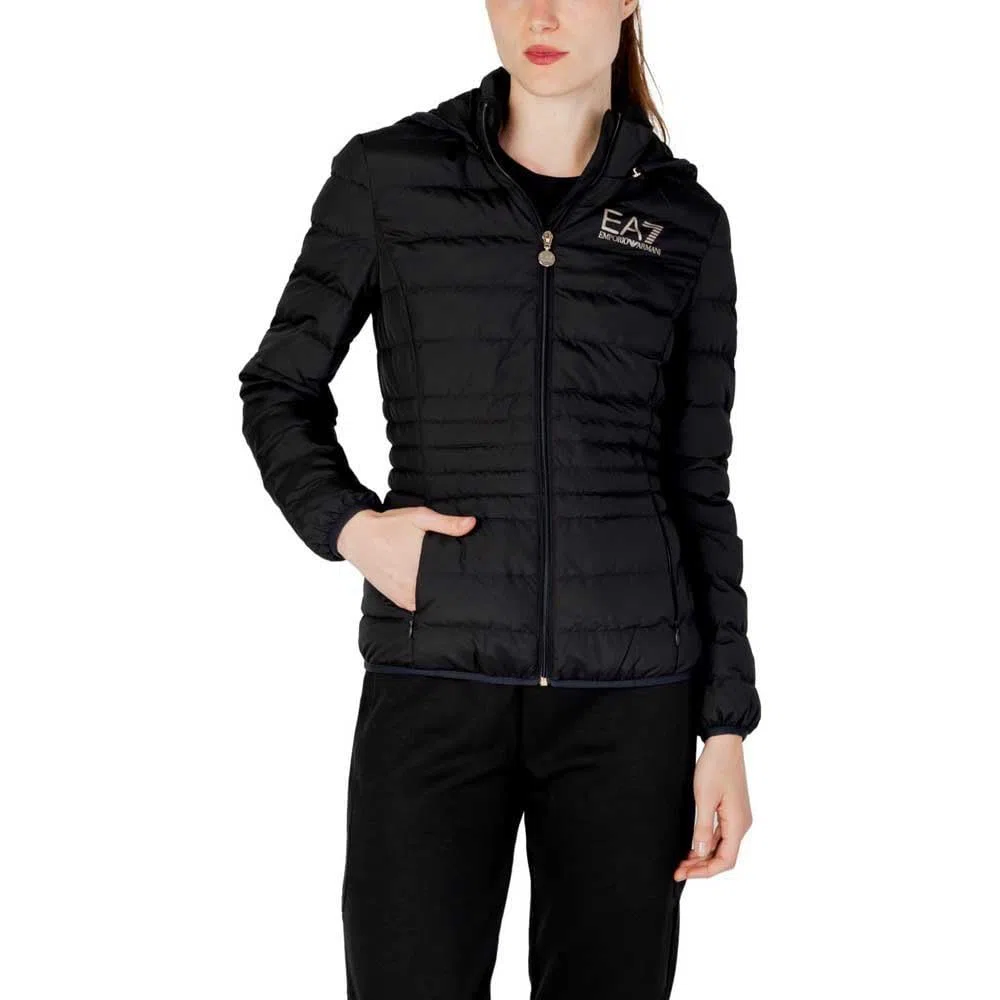 Emporio Armani EA7 Piumino da Donna packable Core Lady con cappuccio - 8NTB23