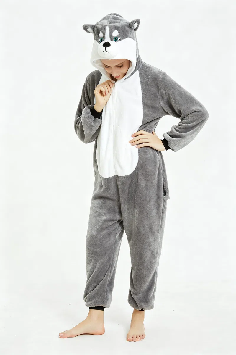 Pigiama Kigurumi Tuta per Carnevale Natale Festa Costume da Party Animale Halloween Cosplay Adulto Monopezzo Unisex Donna Uomo