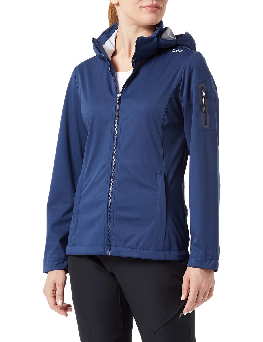 CMP Giacca Donna in Light Softshell con cappuccio staccabile 39A5016