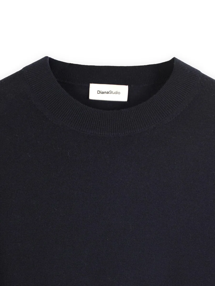 Diana Studio - Girocollo in Cashmere e Lana Merino, Uomo, Maniche Lunghe, Casual Fit