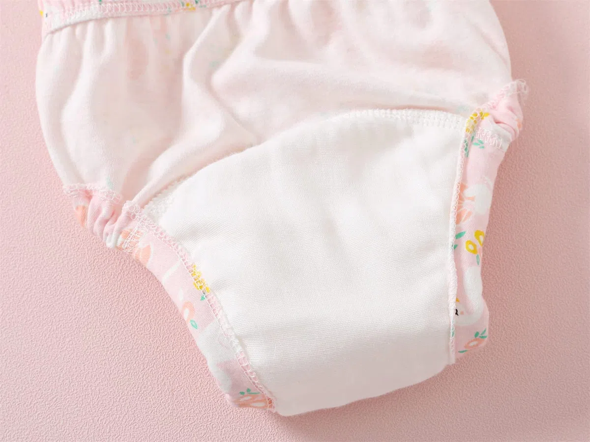 Mutandine di Apprendimento Intimo per Bambini 3 Pezzi Pantaloni da vasino per Bambino Bambina Cotone Assorbente