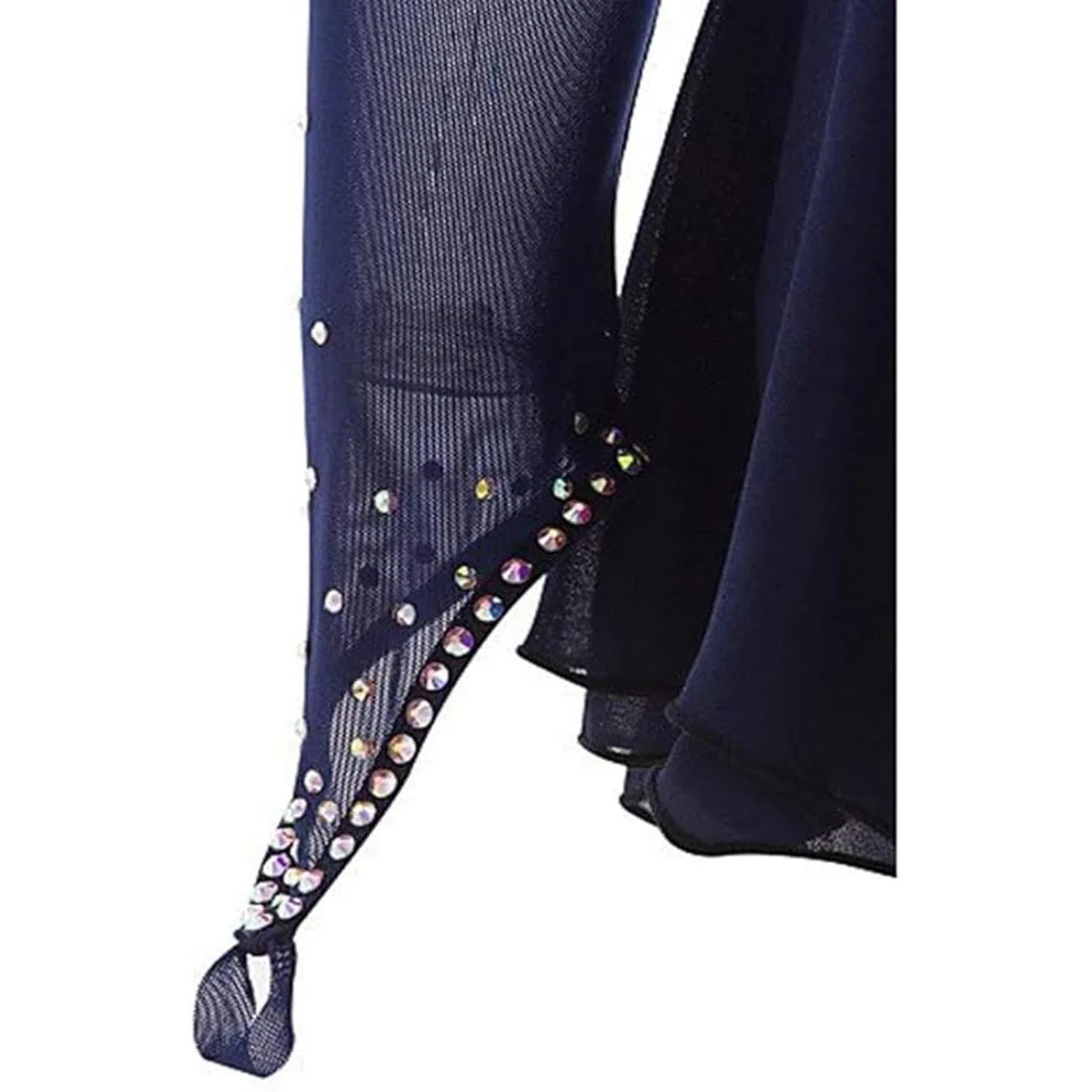 Abito da Prestazione da Pattinaggio Artistico su Ghiaccio Donna Costume da Pattinaggio a Rotelle su Ghiaccio a Maniche Lunghe Body da Ginnastica Ritmica Eleganti con Strass