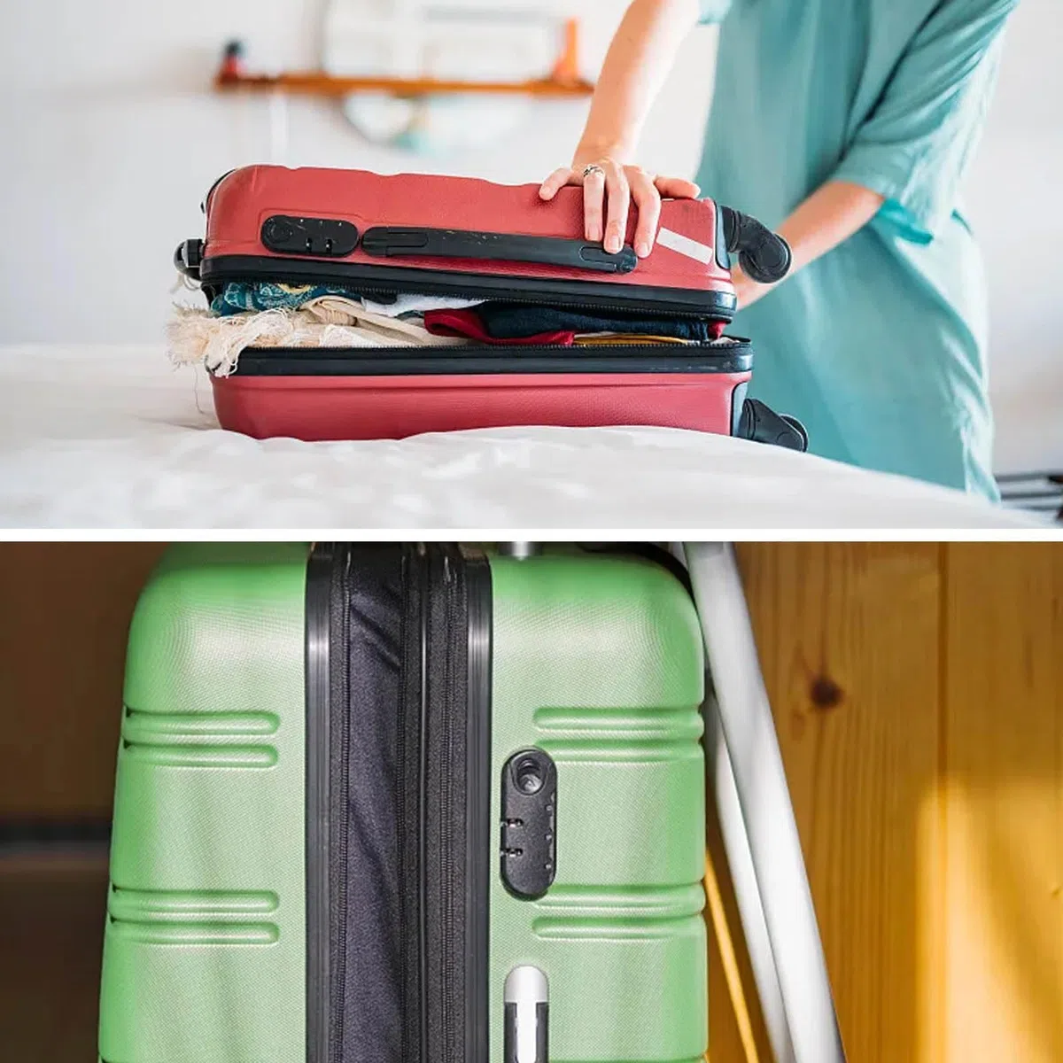 6 Pezzi Lucchetto Combinazione, Lucchetto a Combinazione a 3 Cifre, Serratura di Sicurezza per Valigia, Lucchetto Valigia Aereo, Adatto per Valigie, Cassette Degli Attrezzi