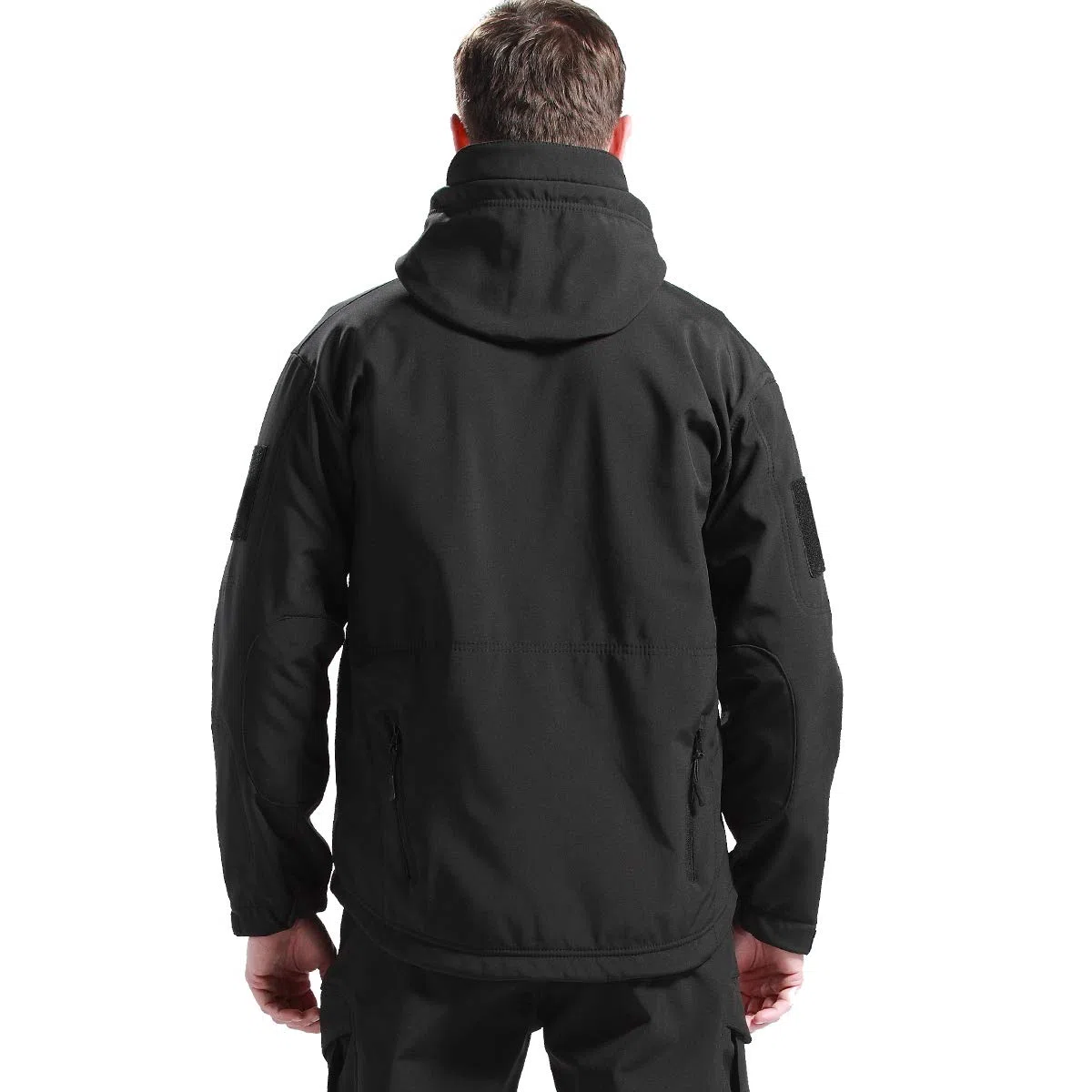 FREE SOLDIER Giacca Softshell Giacche Militari Softshell da Uomo Fodera in Pile da Esterno Giacca Antivento Impermeabile con Cappuccio Giacche tattiche Calde Multitasche per Escursioni di Caccia Uomo