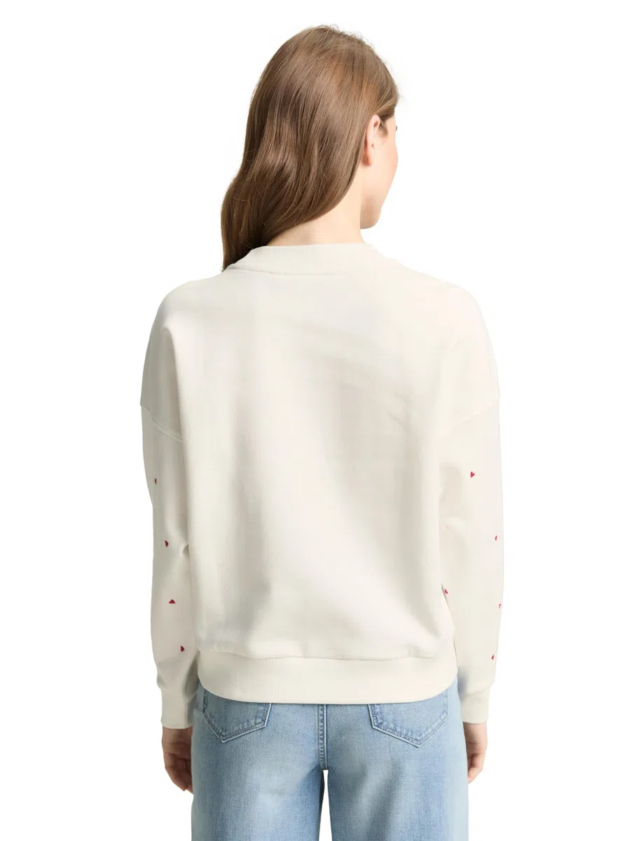 TOM TAILOR Denim Damen - Sweatshirts & Kapuzenpullover Maglia di Tuta Donna