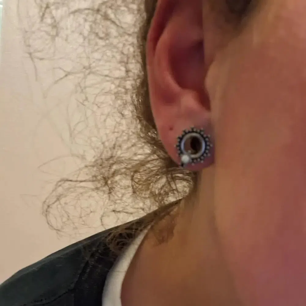 Vankula Dilatatori Lobo Double Flared tunnel dilatatore orecchie Opale in Acciaio inossidabile lobi piercing espansori Gioielli Uomo Donna 6mm a 19mm