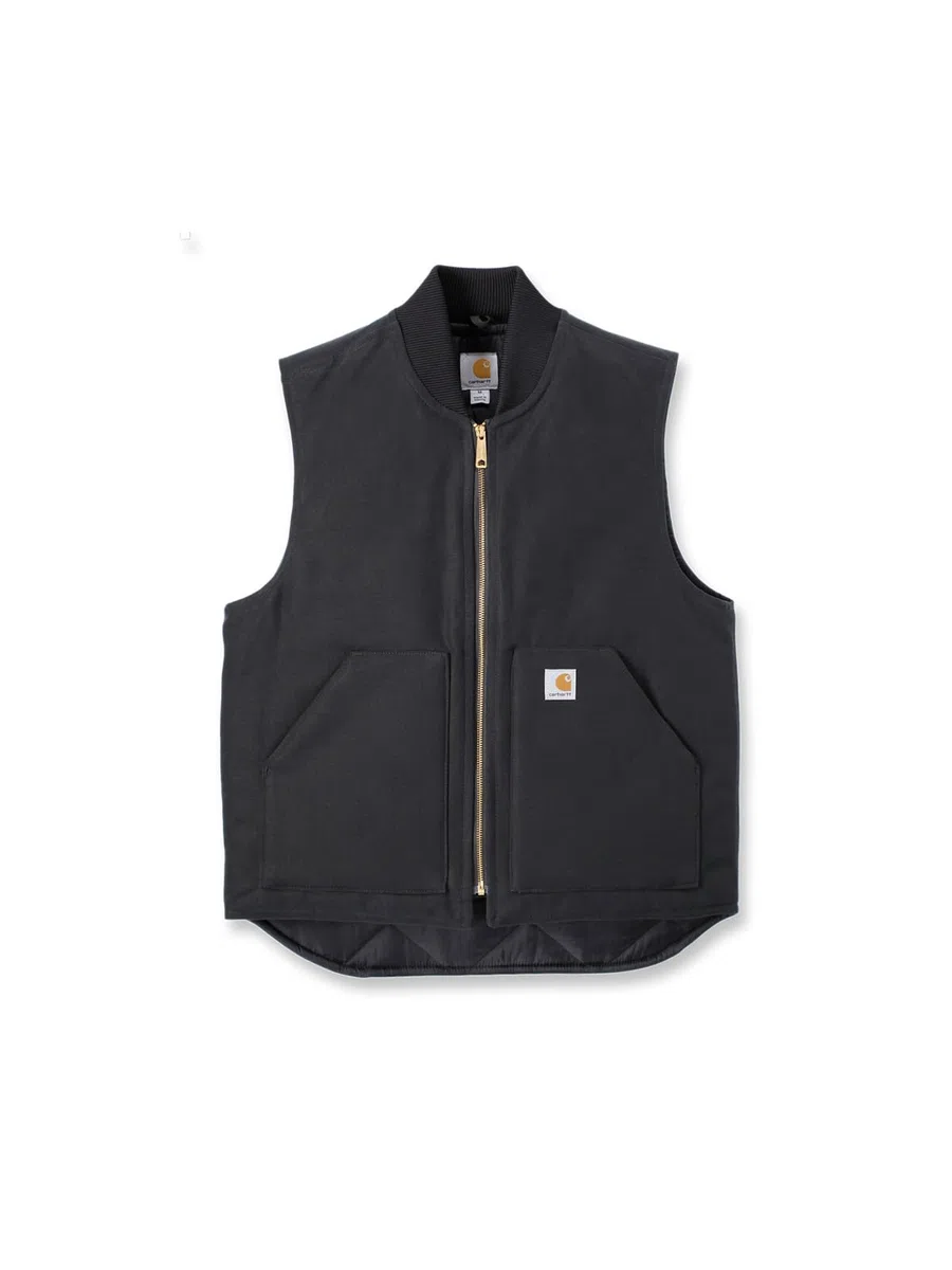 Carhartt V01 INSULATED RIB COLLAR VEST, Gilet, Uomo, black, L