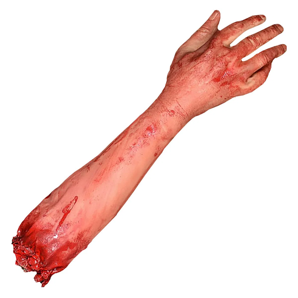 Braccio mozzato di Halloween Horror Strumento Finto sanguinante Braccio Scherzo Trucco Parti del Corpo finte Piedi Finti Piede Finto Realistico Puntelli della Festa di Halloween