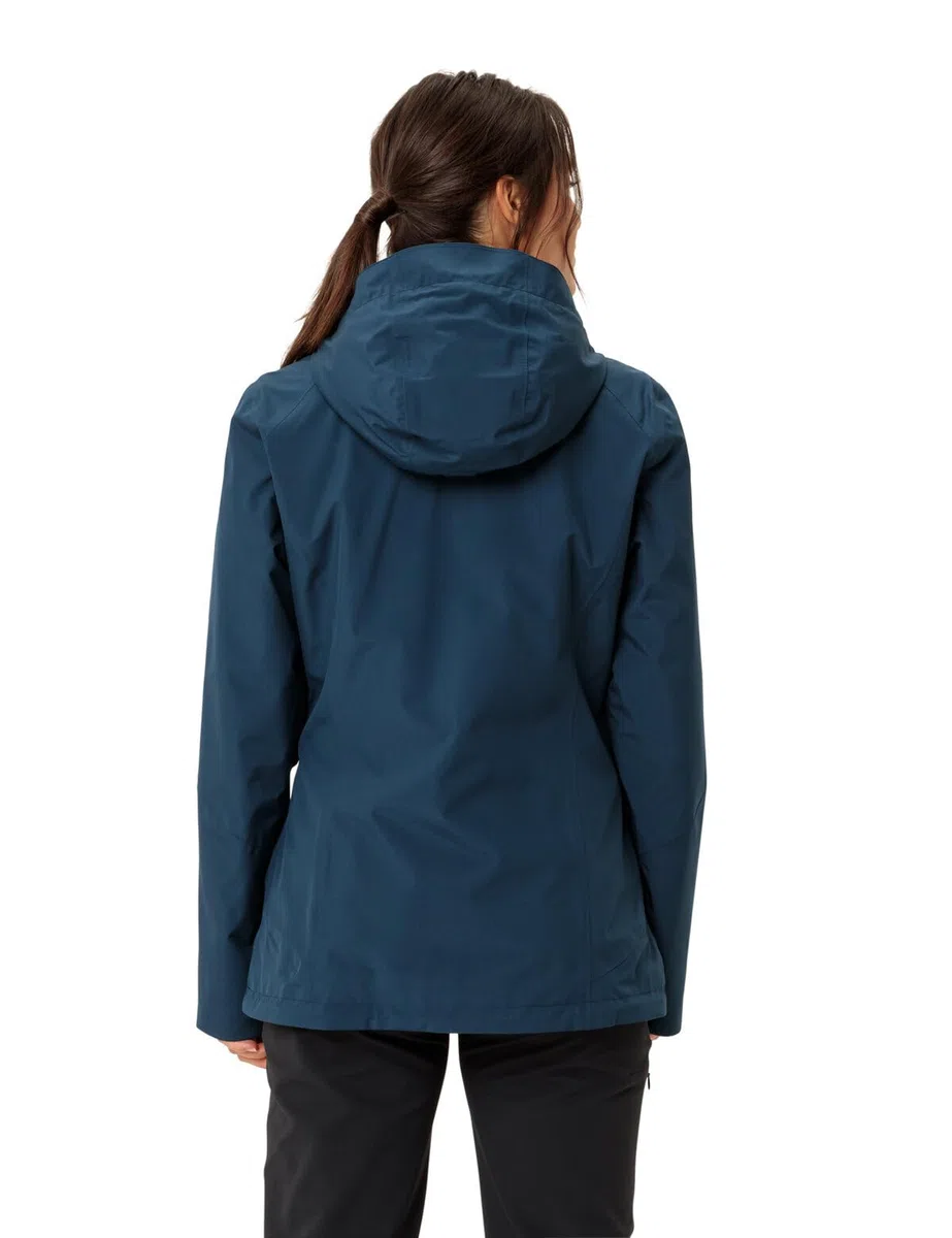 Vaude Rosemoor-Giacca 3 in 1 da Donna Doppia, Mare Scuro, 46
