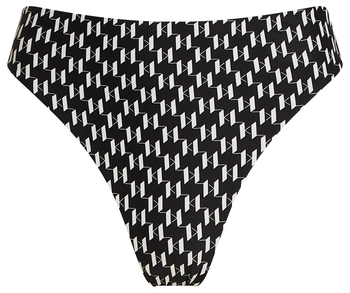 Karl Lagerfeld Donna Monogram Cheeky High Waist Bottom