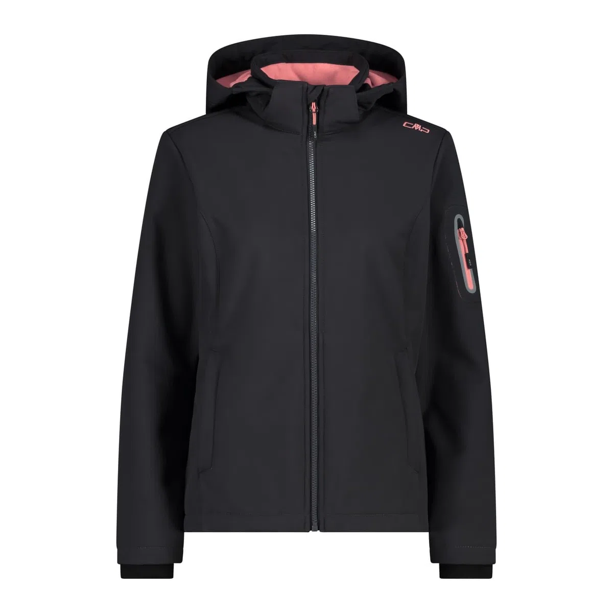 CMP Giacca Donna Cappuccio Zip Giacca in softshell Donna