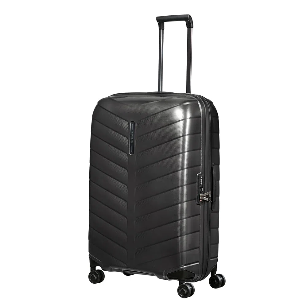 Samsonite Attrix Spinner L, Valigia, 75 cm, 97 L, Nero (Antracite)