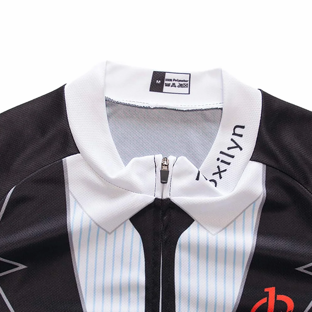 Maglia da Ciclismo da Uomo a Manica Corta con Stampa a Inchiostro Italiano