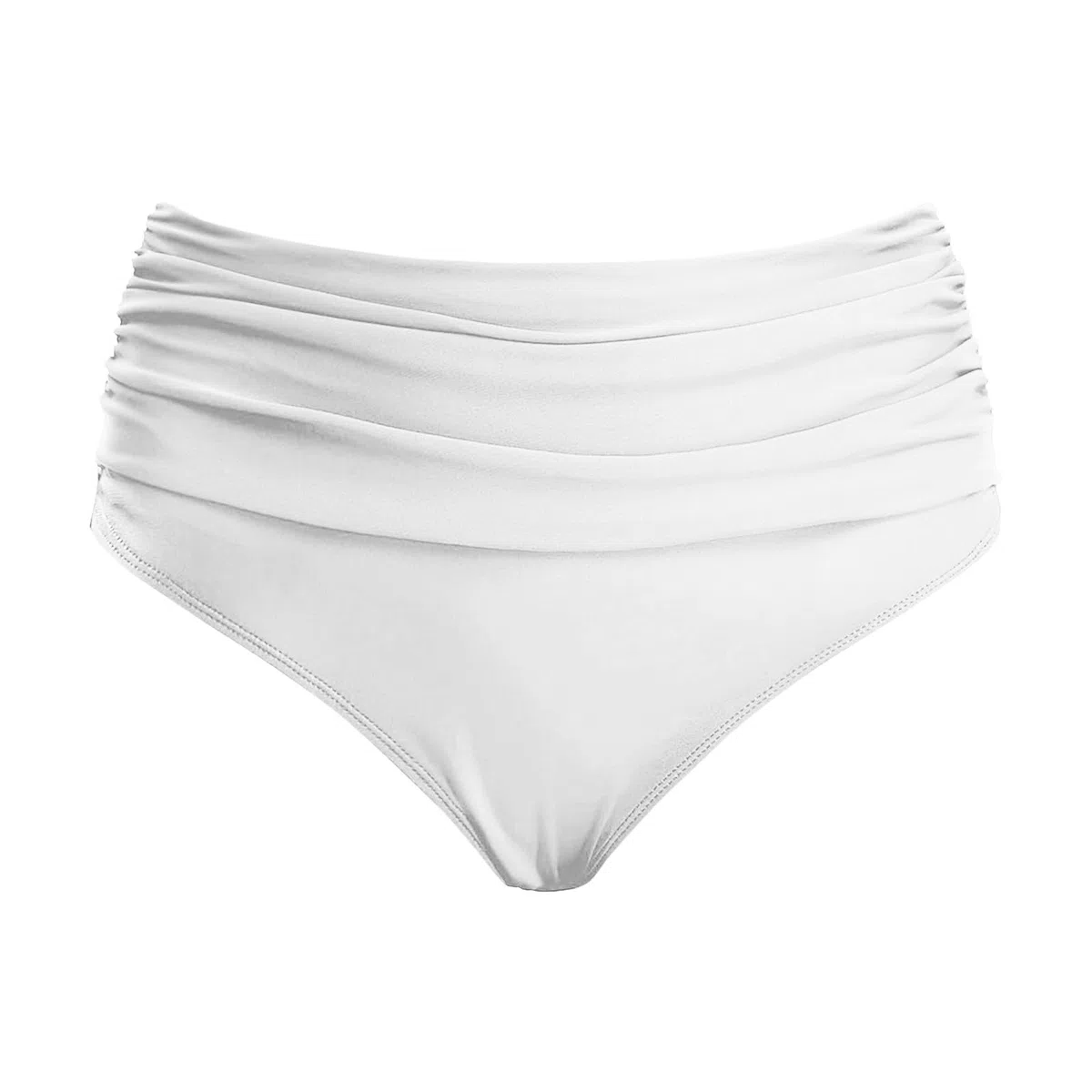 Generico Slip Costume Donna Vita Alta, Mutande Costume Addominale Pieghe Contenitivo Costumi da Bagno Pezzo sotto Brasiliana Curvy Pantaloni da Nuoto Mare Eleganti per Spiaggia Piscina