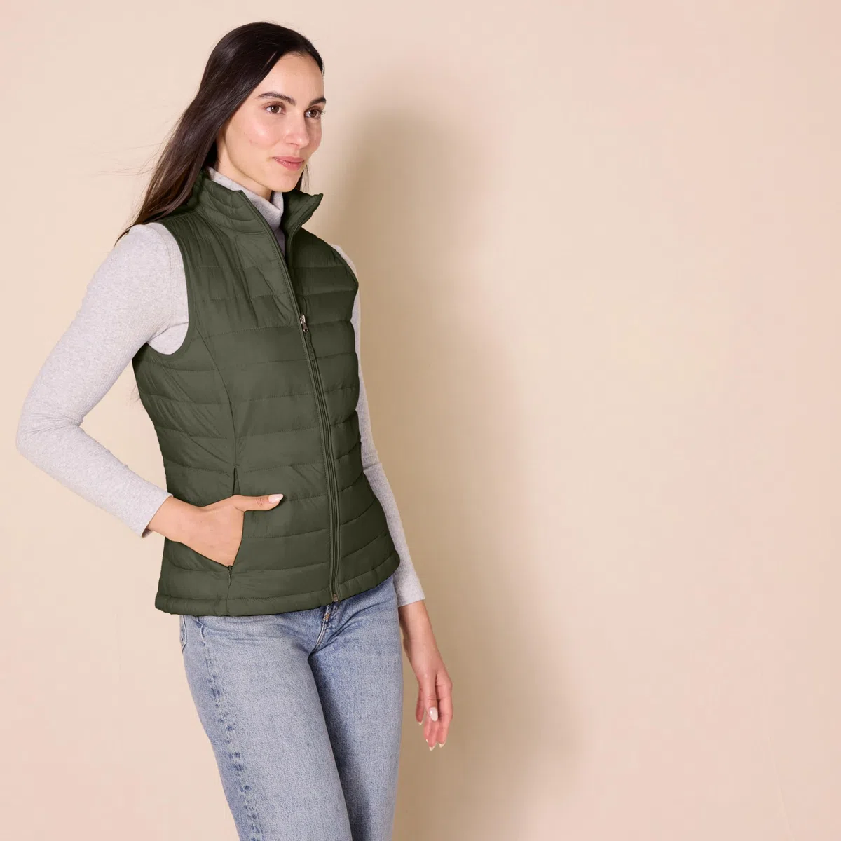 Amazon Essentials Donna Piumino Smanicato Ripiegabile Impermeabile Leggero