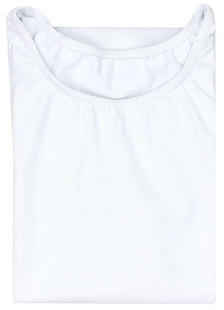 Body Donna Manica Corta Cotone – Body Donna con Scollo Tondo e Chiusura con Bottoni a Pressione
