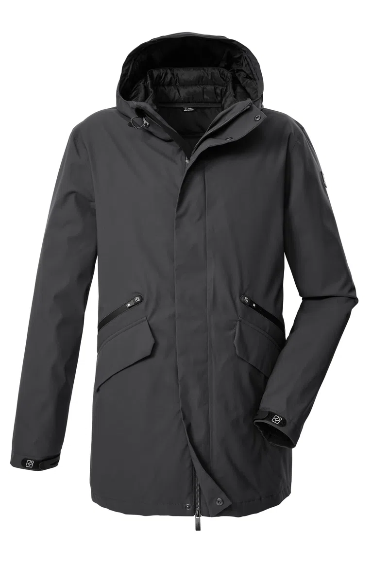 Killtec Kow 94 Mn Prk Parka funzionale 3 in 1 con cappuccio e giacca trapuntata con cerniera Uomo