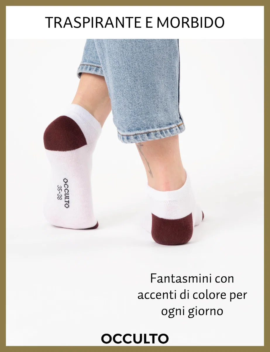 Occulto fantasmini donna pacco da 10 (modello: Maja)
