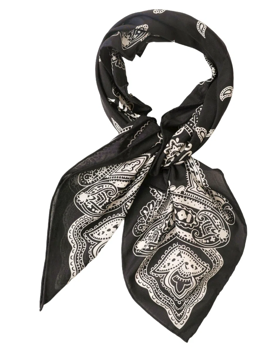 Foulard in seta e cotone 65x65 cm per Donna e Uomo – Sciarpa quadrata, elegante e leggera, perfetta per l'estate e la primavera