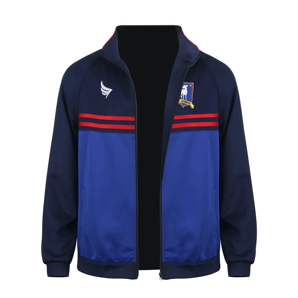 Materuis Giacca da allenamento da calcio, leggera, per adulti, colore: blu