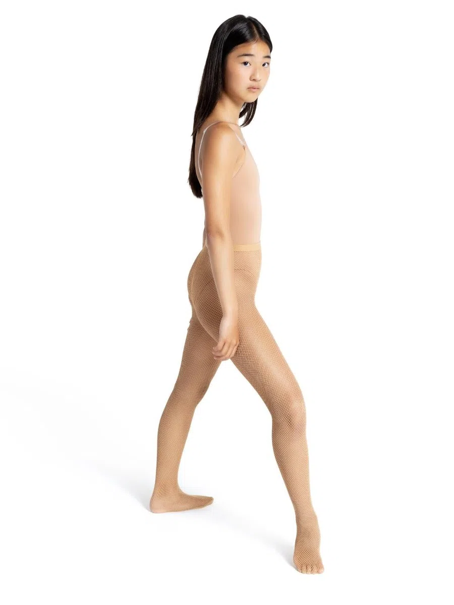 Capezio Studio Basics - Calze a rete da donna, senza cuciture